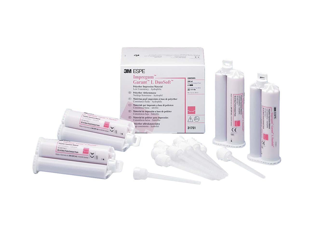 Слепочная масса 3М Impregum Garant L DuoSoft 31751 4x50мл+20насадок 7000030673