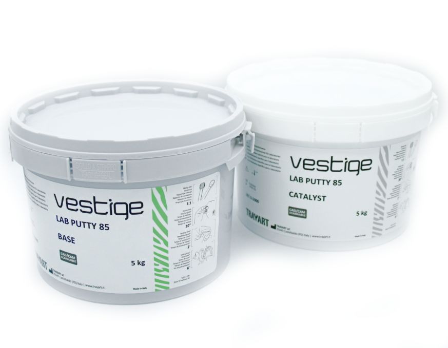 А-силикон лабораторный Vestige Lab Putty 85, 5+5кг., Trayart