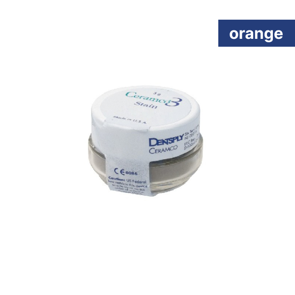 Керамическая масса Ceramco3 краситель Stain цвет Orange, 3г