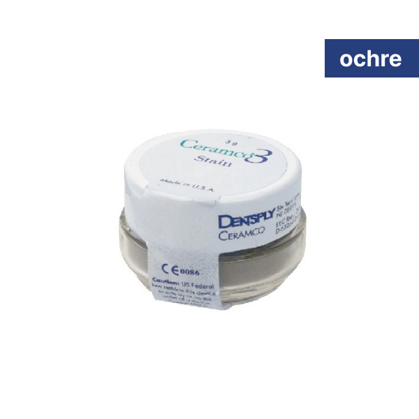 Керамическая масса Ceramco3, краситель Stain цвет Ochre 3г